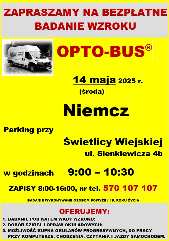 Read more about the article Badanie wzroku w Niemczu
